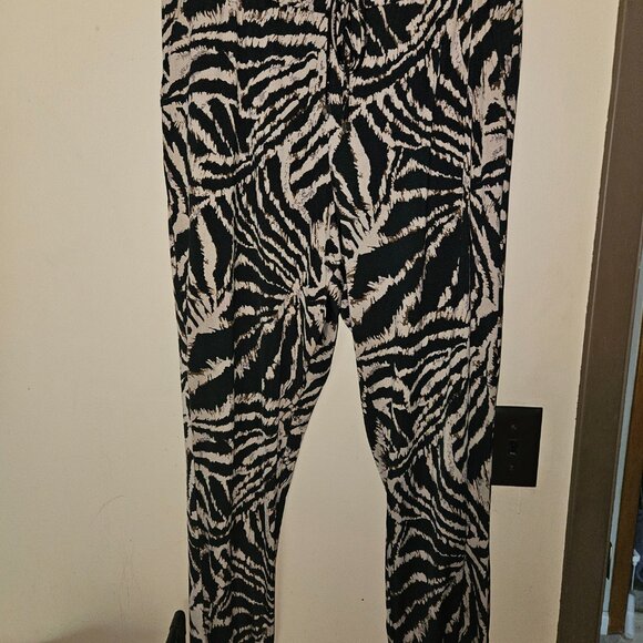 i Jeans by Buffalo Animal Print Joggers XL Stretchy Pants - Picture 6 of 7